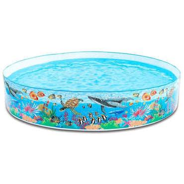 INTEX Oral Reef Snapset Paddling Pool For Children 8ft x 1ft 6in